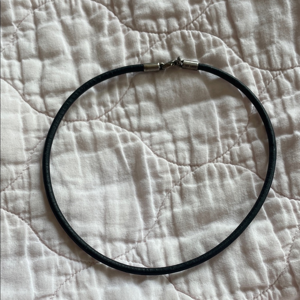 JAMES AVERY leather choker